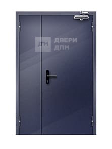 Полуторная ДПМ-02 EI-45 противопожарная дверь глухая шумоизоляционная