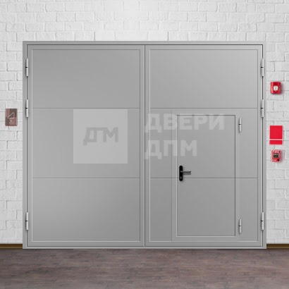 Ворота с калиткой ВПМ-7